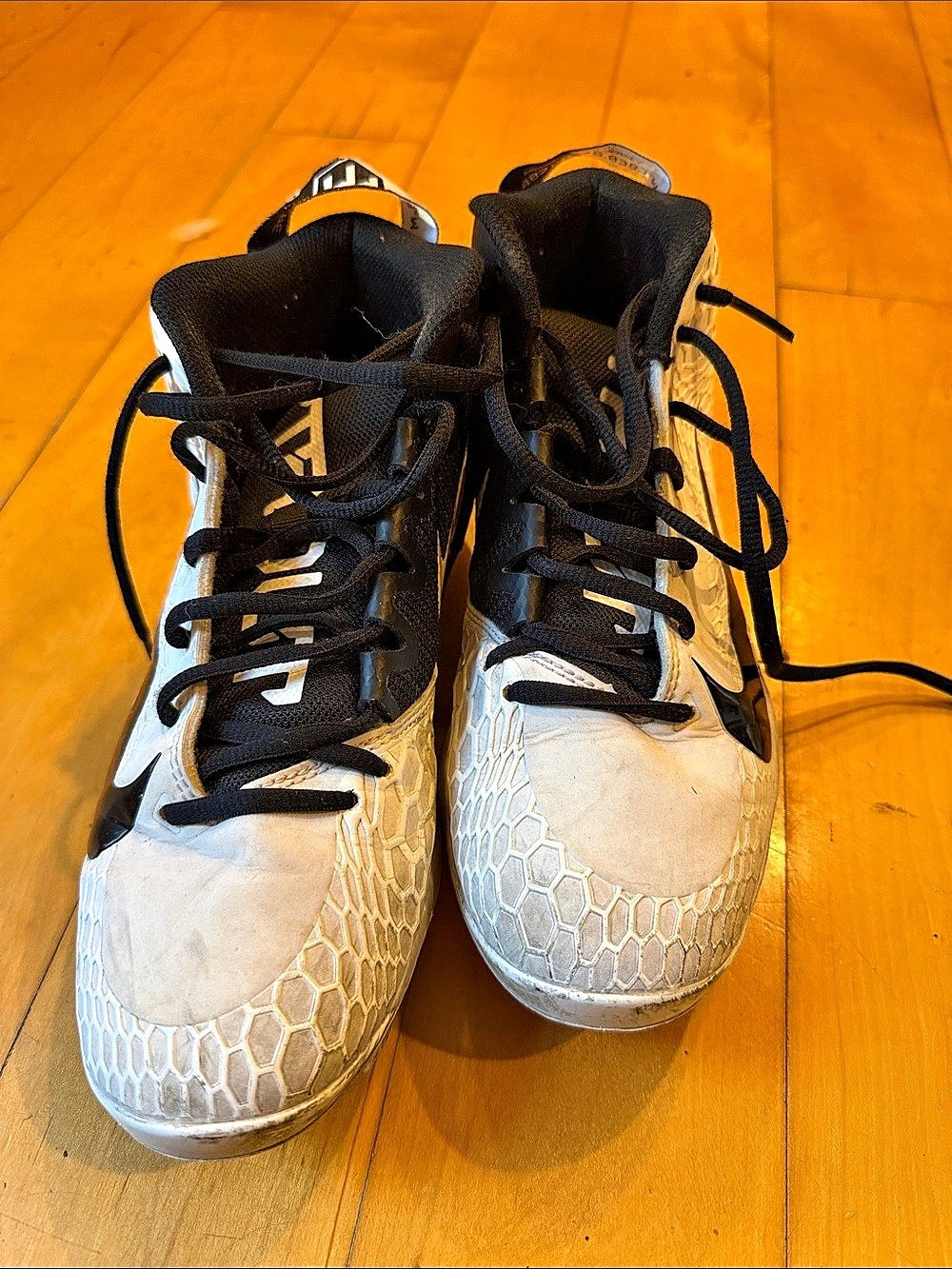 Nike HYPERDUNK X Cleats White Black US 6.5